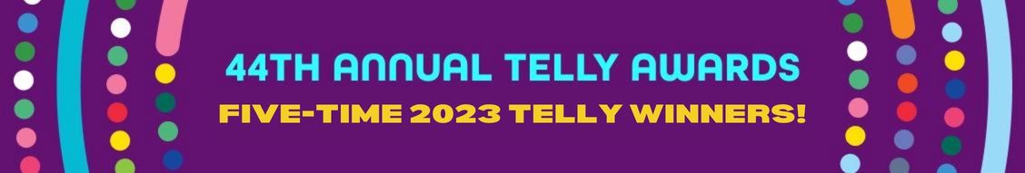 Telly winners 2023 banner.